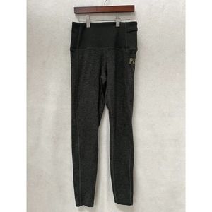 PINK Victoria's Secret COZY Leggings Women Size Small Blackish greenWith Pockets